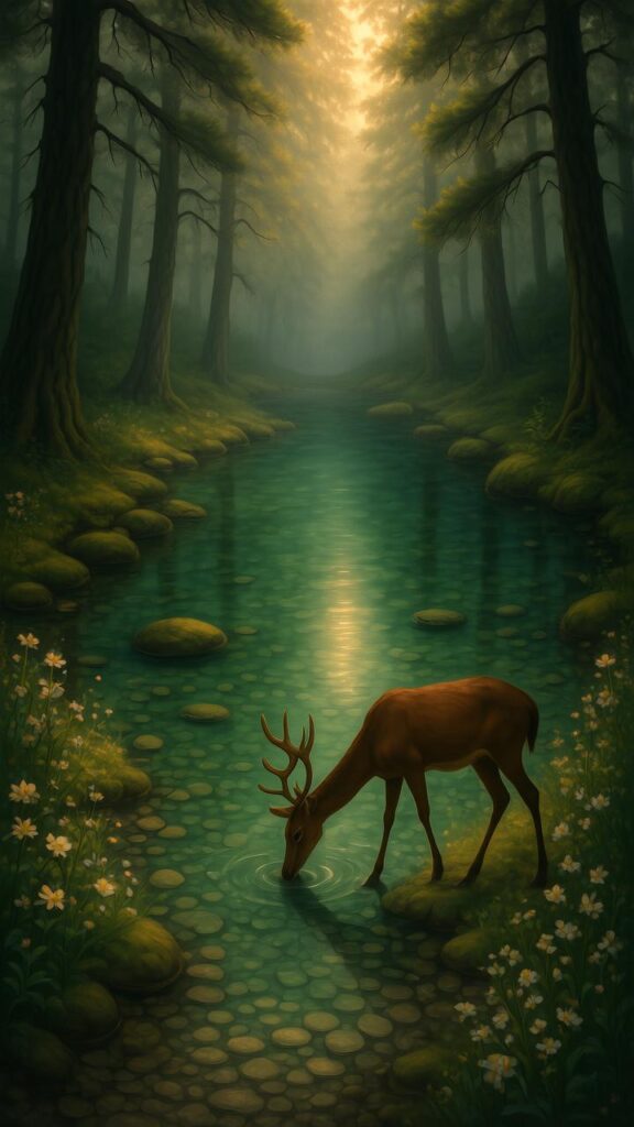 Forest-Lined Fairy Pool