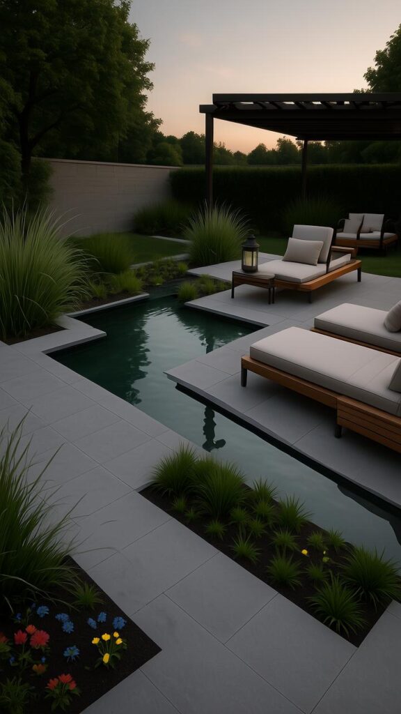 Modern Garden Pond