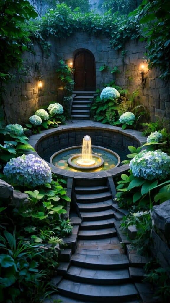 Sunken Round Garden