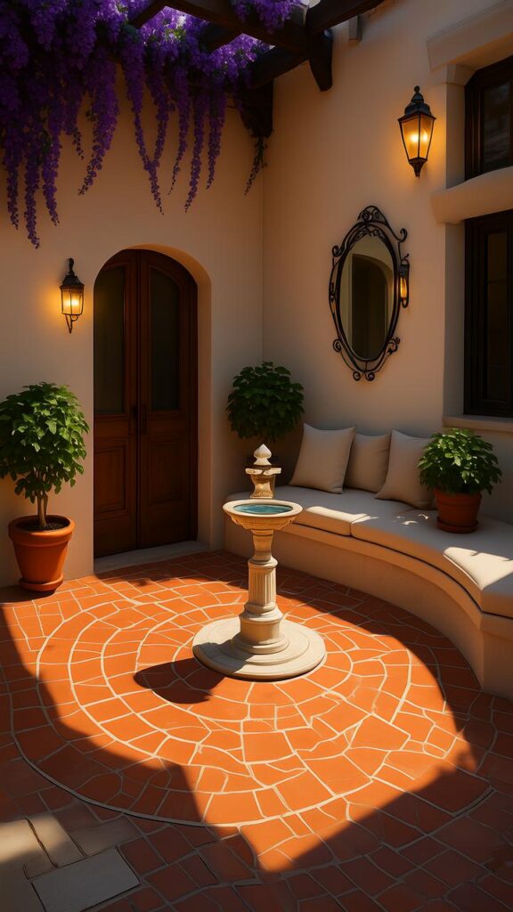 . Tiny Round Courtyard