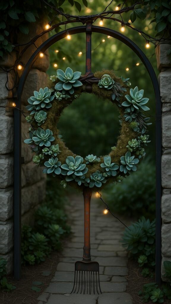 Rake Wreath