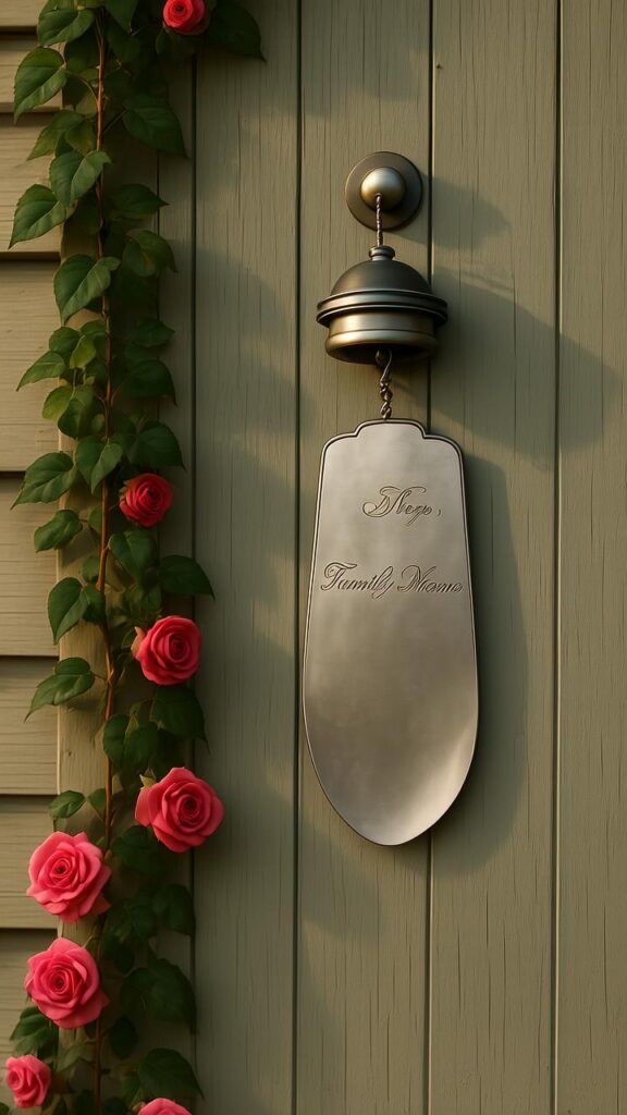 Trowel Doorbell Plate