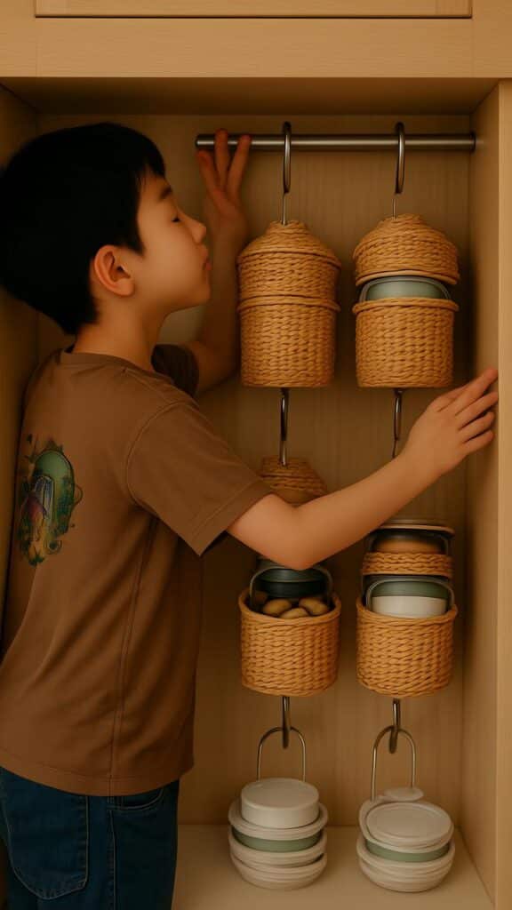 Hang Small Baskets