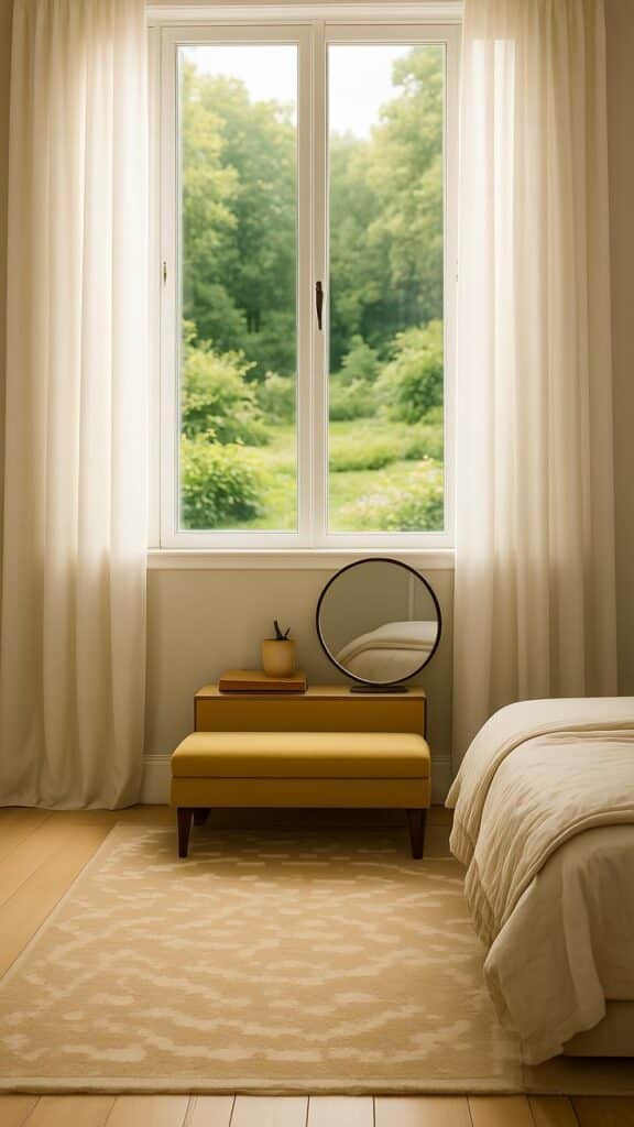 Use Sconces to Free Up Space