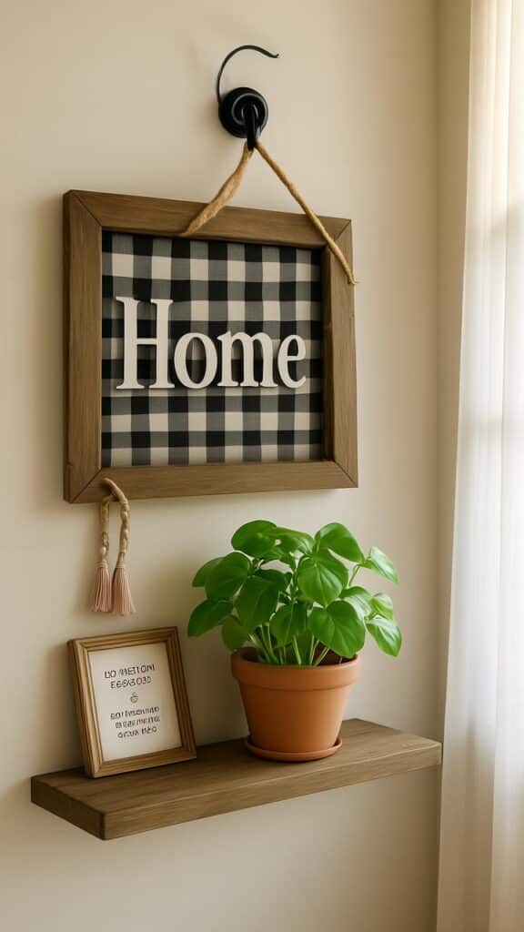 DIY Hanging Plant Shelf