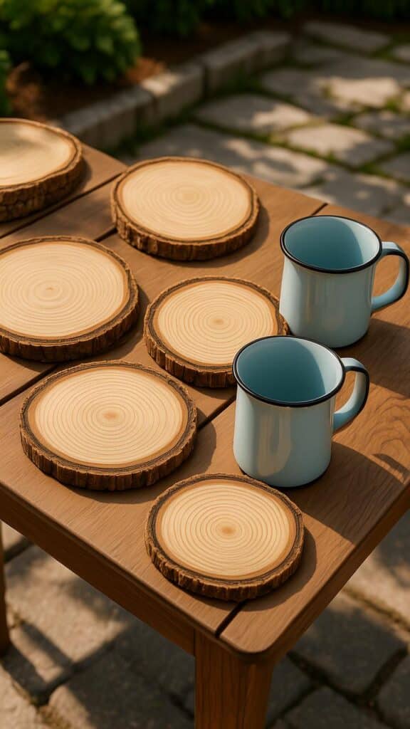 DIY Twig Coasters