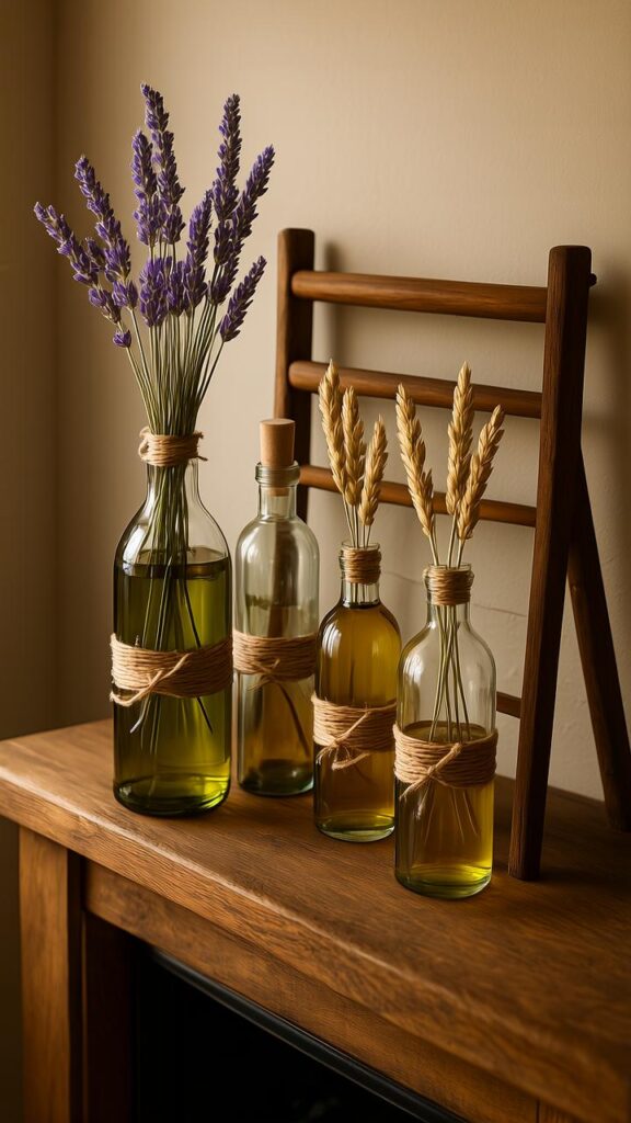 Twine-Wrapped Bottles