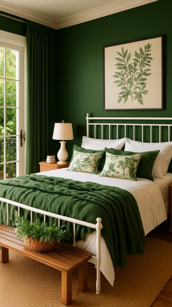 Forest Green & Warm White