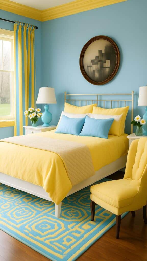 Powder Blue & Soft Butter