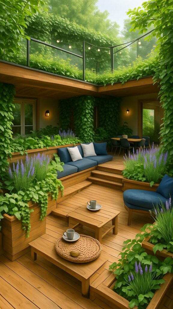 Add Built-In Planters and Greenscaping