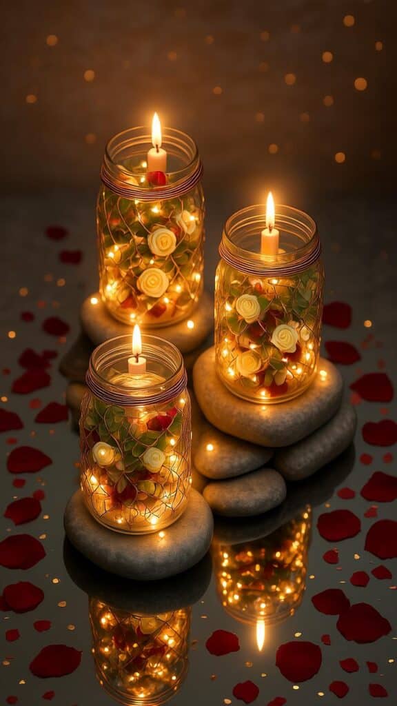 Mason Jar + Twinkle = Magic