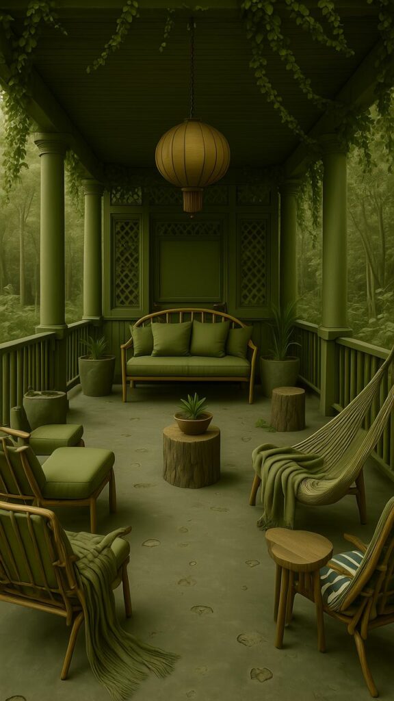 Muted Olive Green for Woodland Dreams