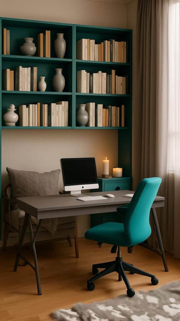 Teal + Warm Gray