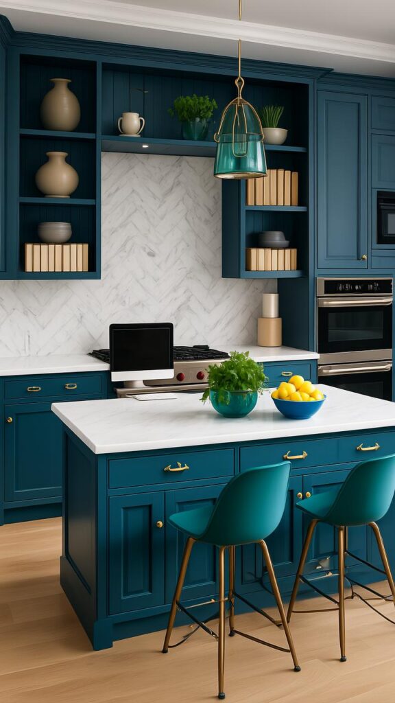 Teal + Plum