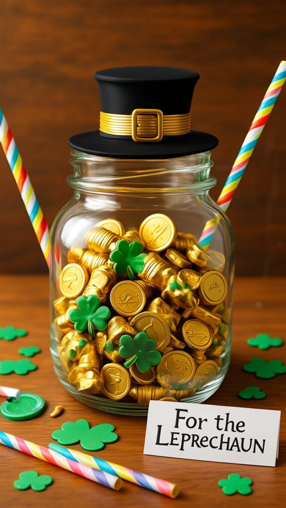 Pot of Gold Candy Jar