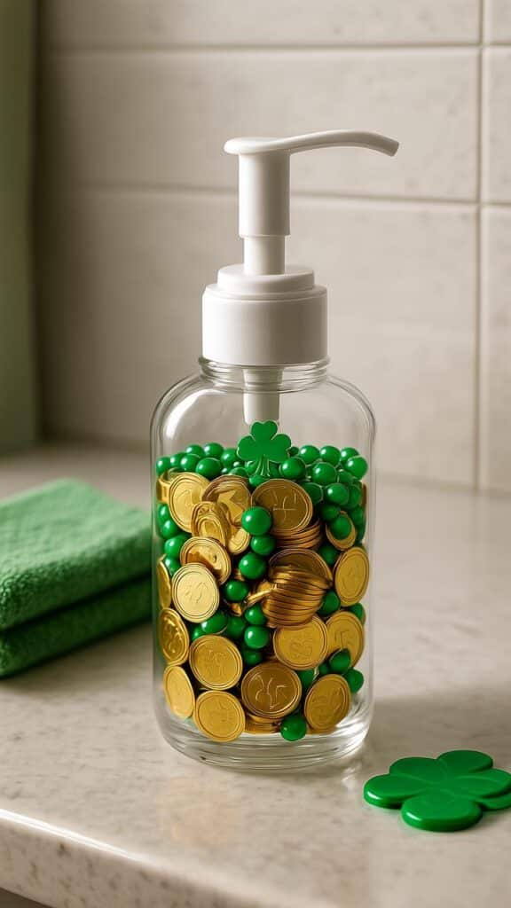Gold Coin Soap Dispenser