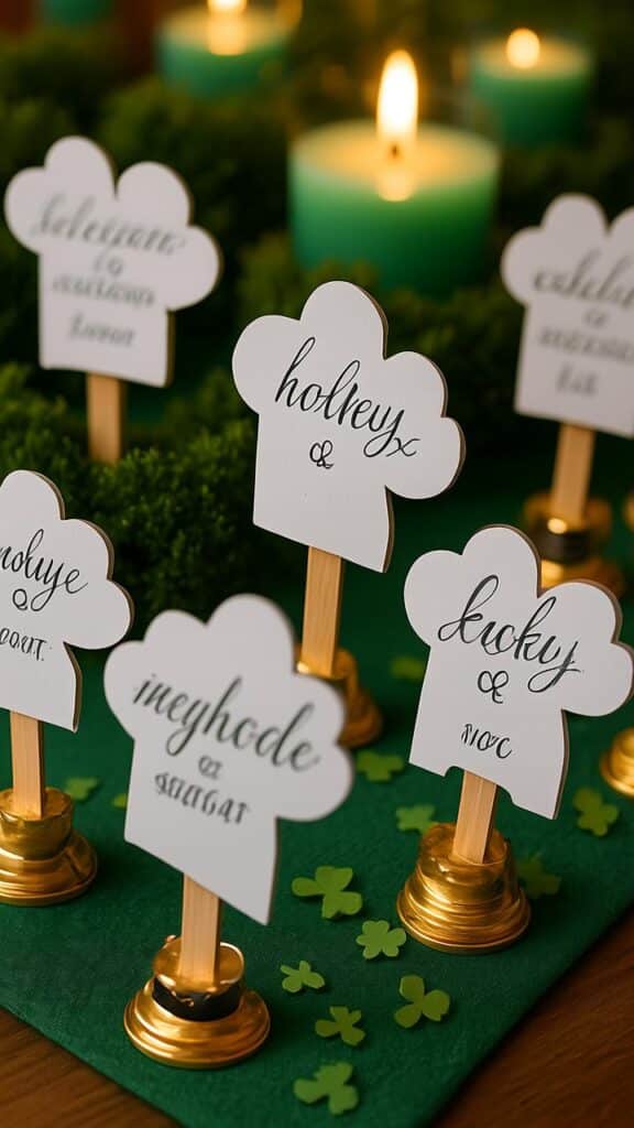 Shamrock Place Cards