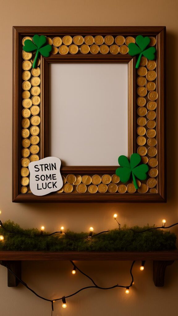 Gold Coin Photo Frame