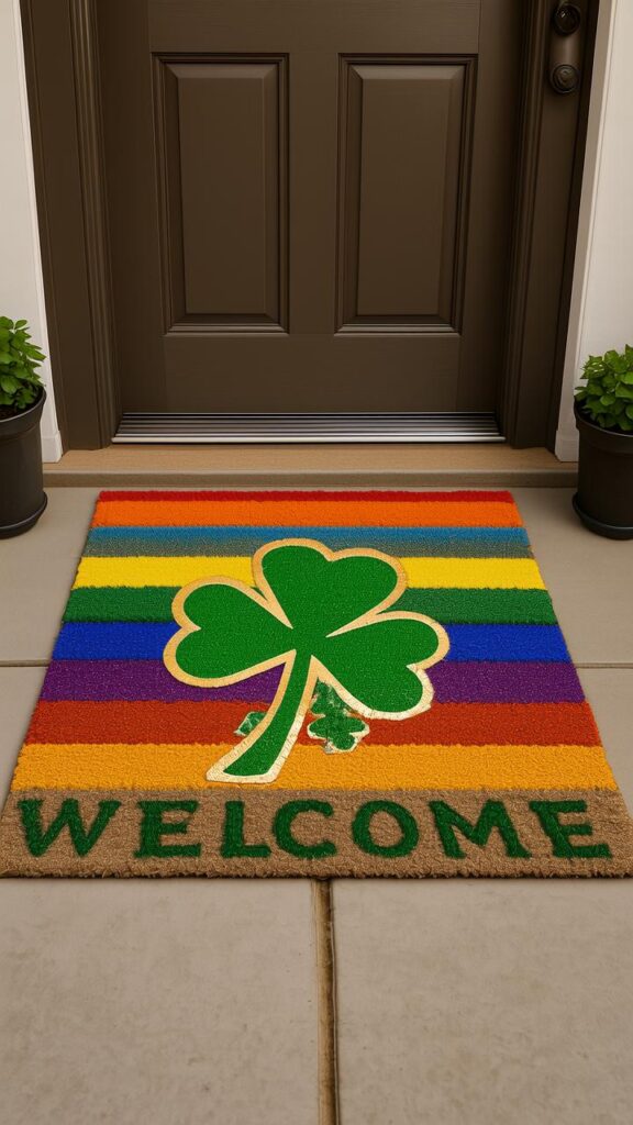 Shamrock Door Mat
