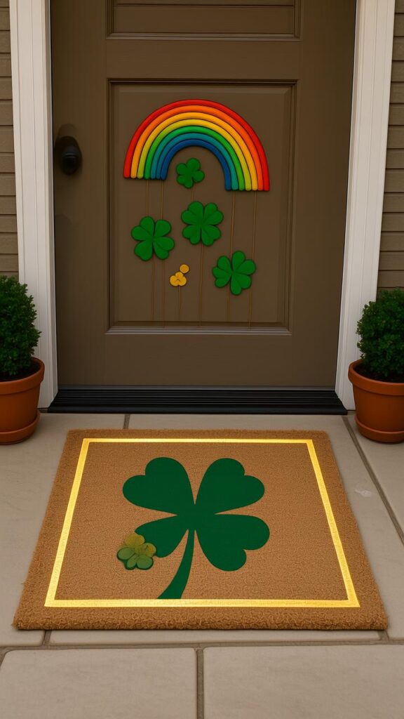 Shamrock Door Mat