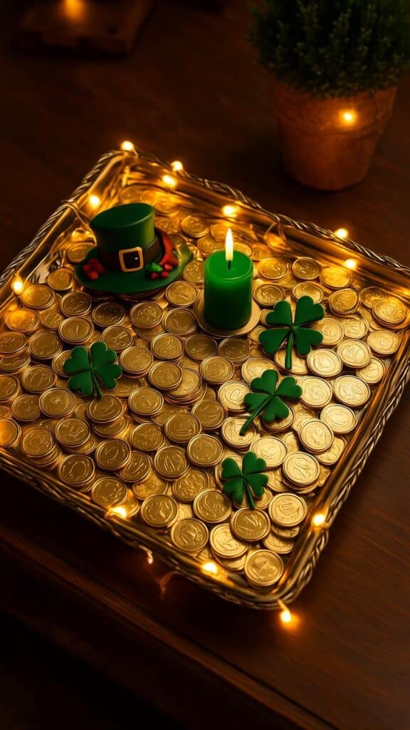 Gold Coin Tray