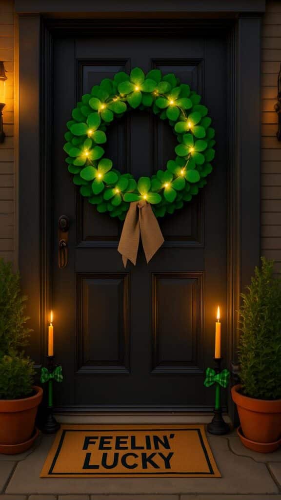 Shamrock Wreath