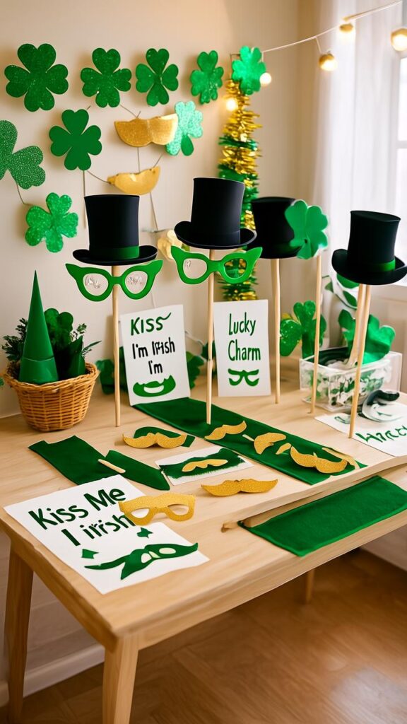 Shamrock Photo Booth Props
