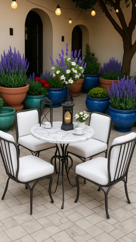 Copper-Top Bistro Set