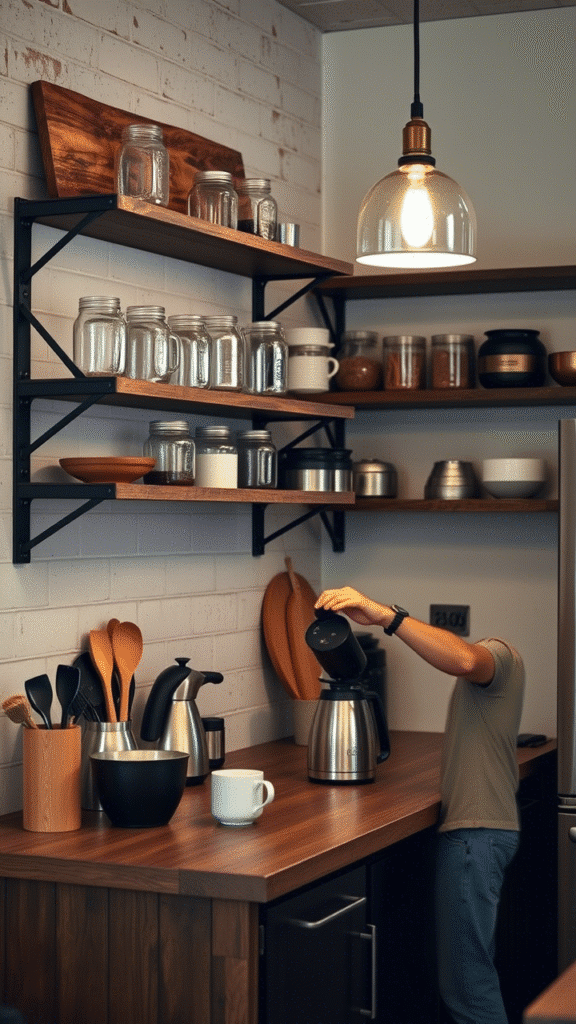 Wall-Mounted Shelving Units