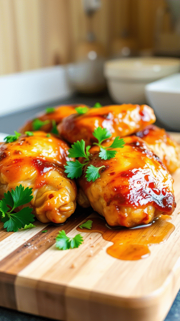 Honey Garlic Chicken Thighs