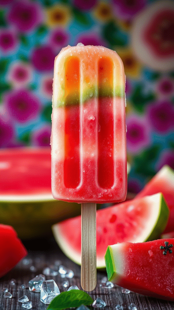Watermelon Popsicles