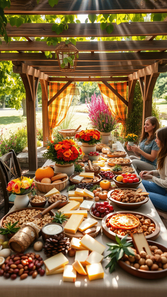 Harvest-Inspired Grazing Tables