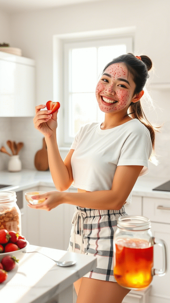 . Strawberry Detox Mask