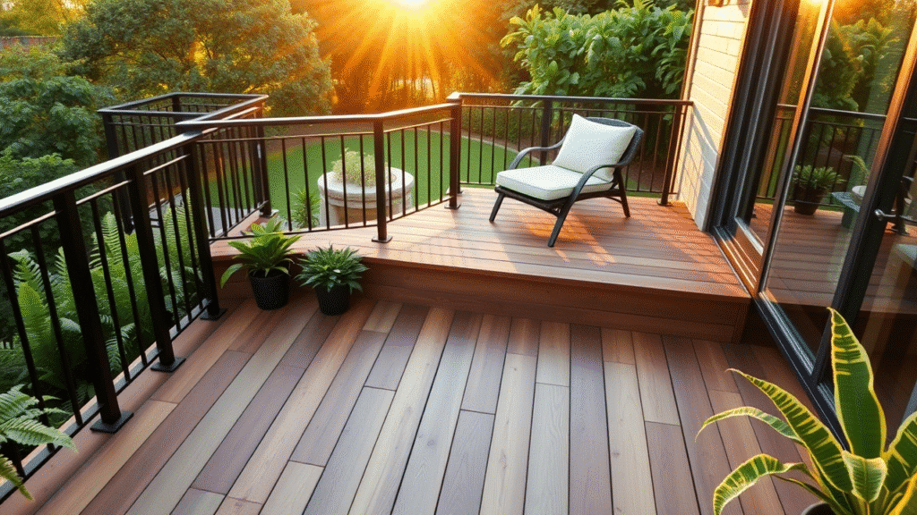 Mix Natural Wood With Black Metal