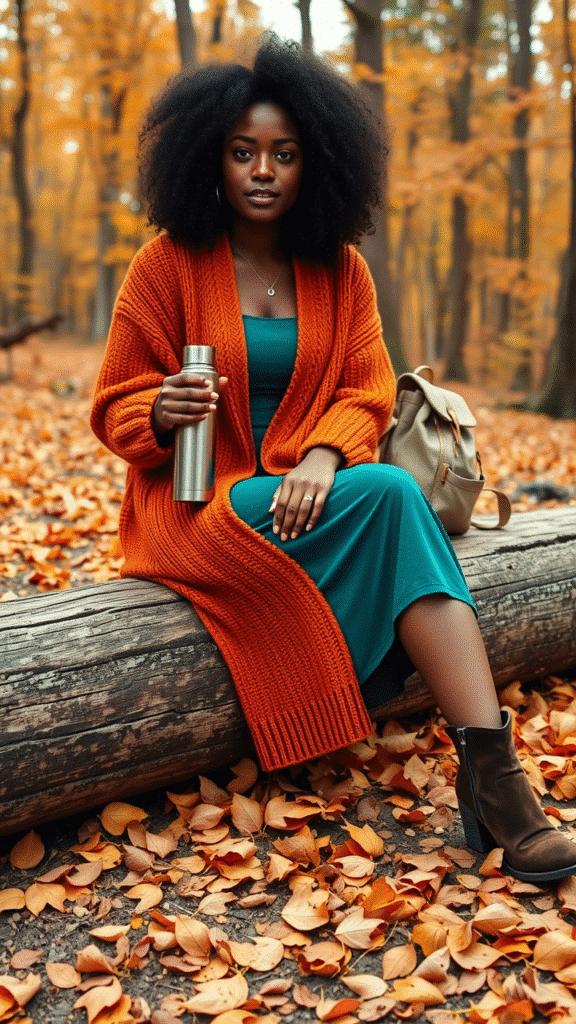 Teal + Burnt Orange