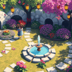 Enchanting Round Garden