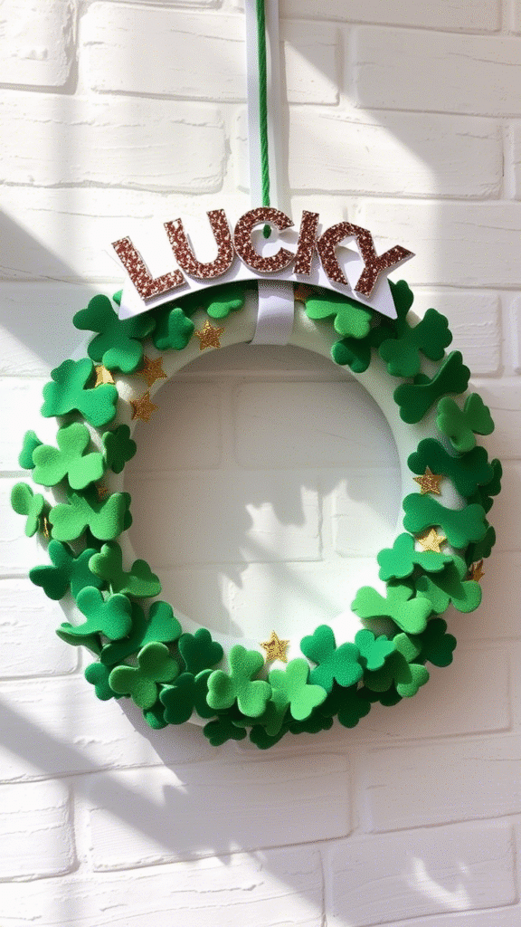 Yarn Pom-Pom Wreath