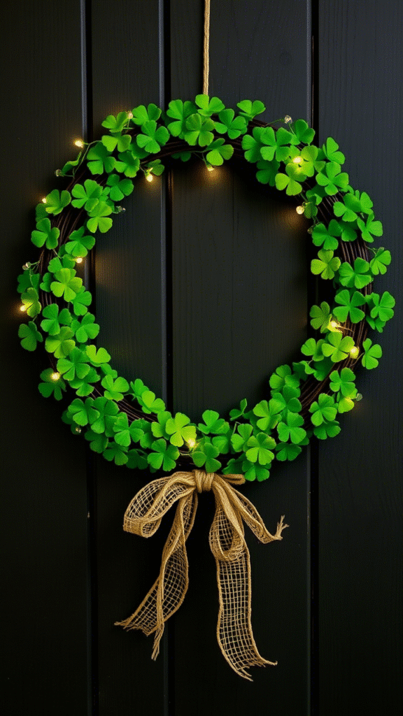 Clover Garland Wreath
