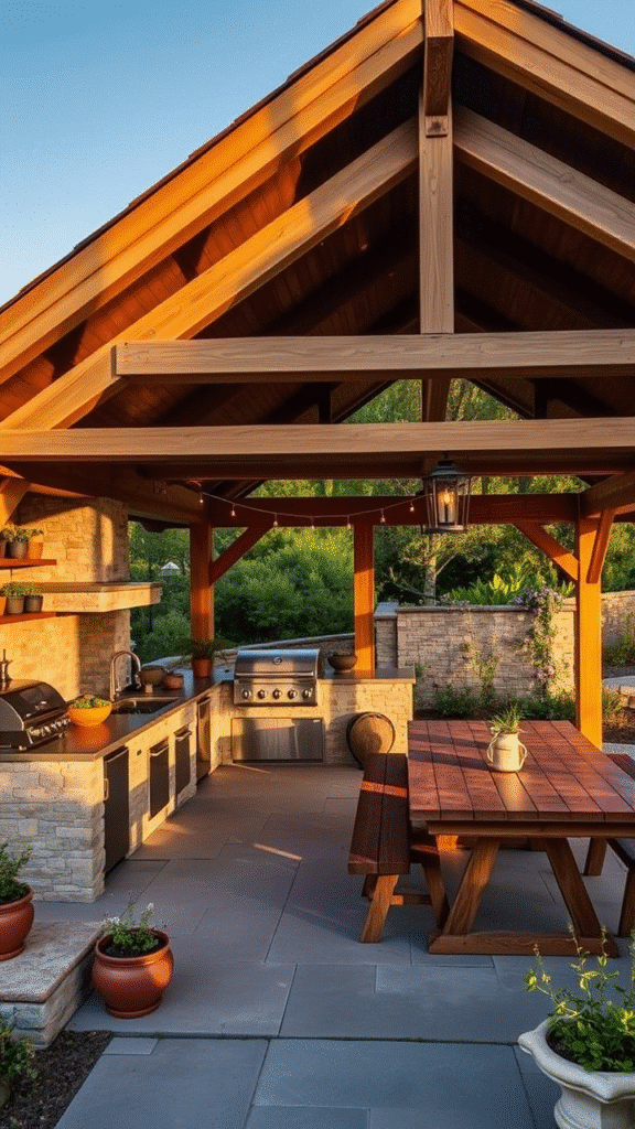 Outdoor Kitchen Pavilion