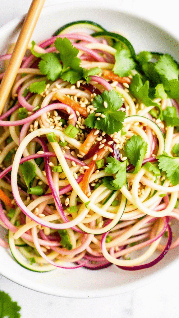 Cucumber Sesame Noodle Salad