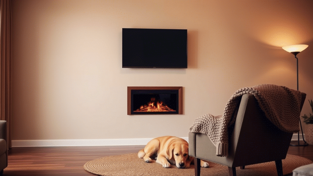 TV Above Fireplace, But Cozy
