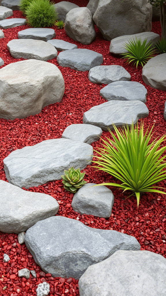 Rock Gardens with a Splash of Color