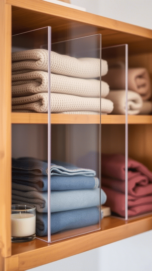 Shelf Dividers Keep Chaos in Check