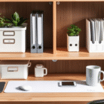 lever Desk Organization