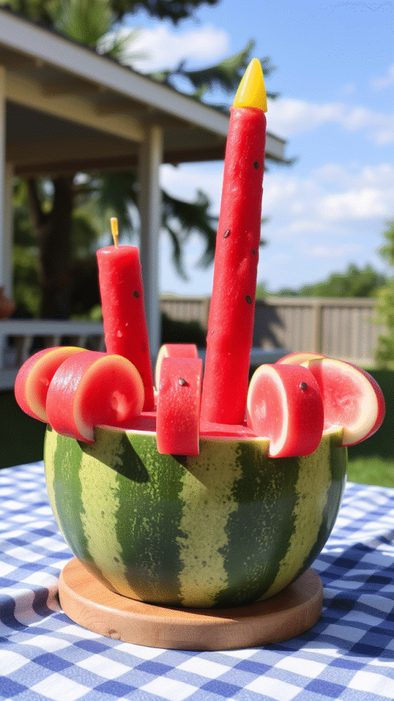 Watermelon Face Painting