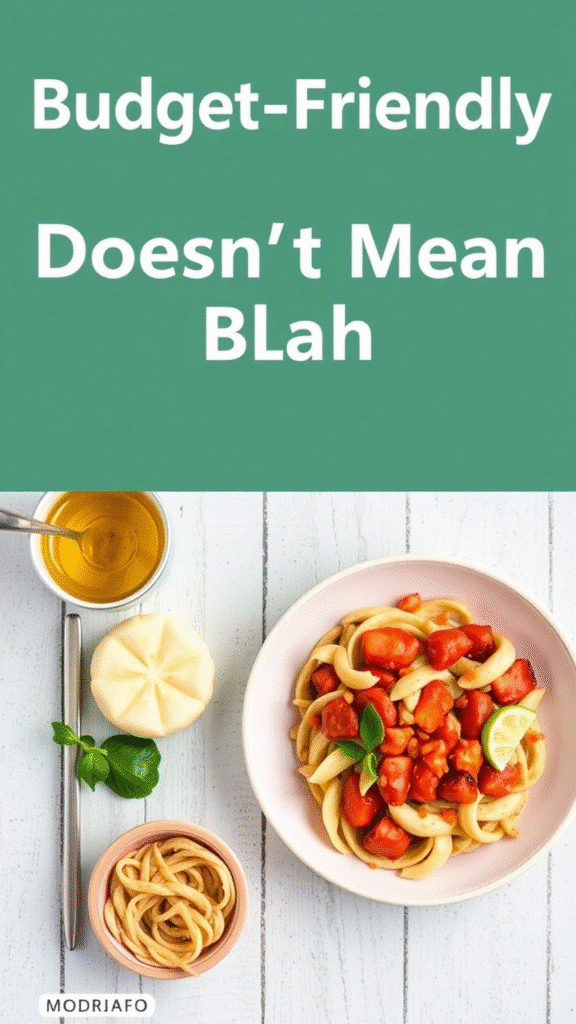 Budget-Friendly Doesn’t Mean Blah
