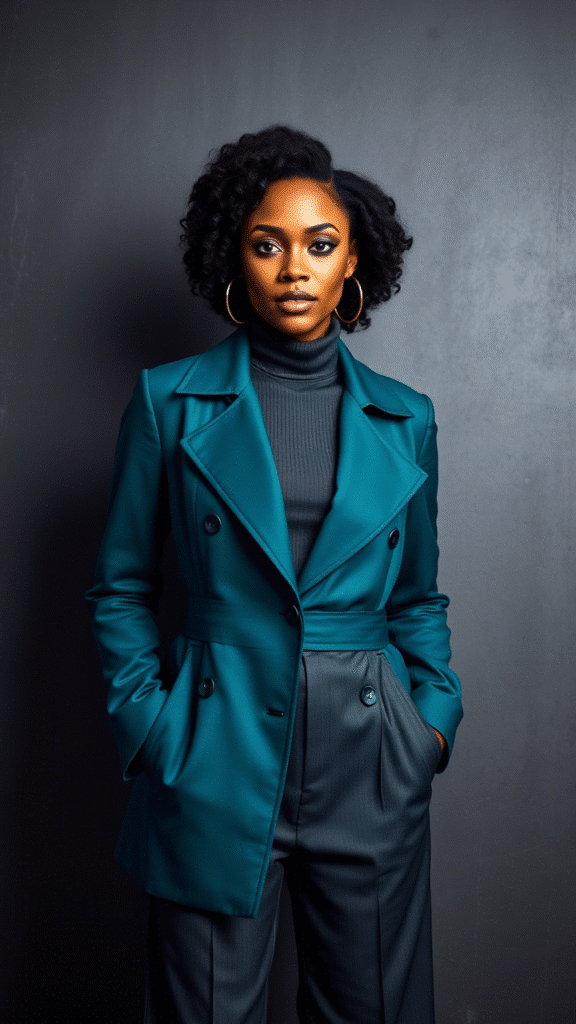 Teal + Charcoal Gray