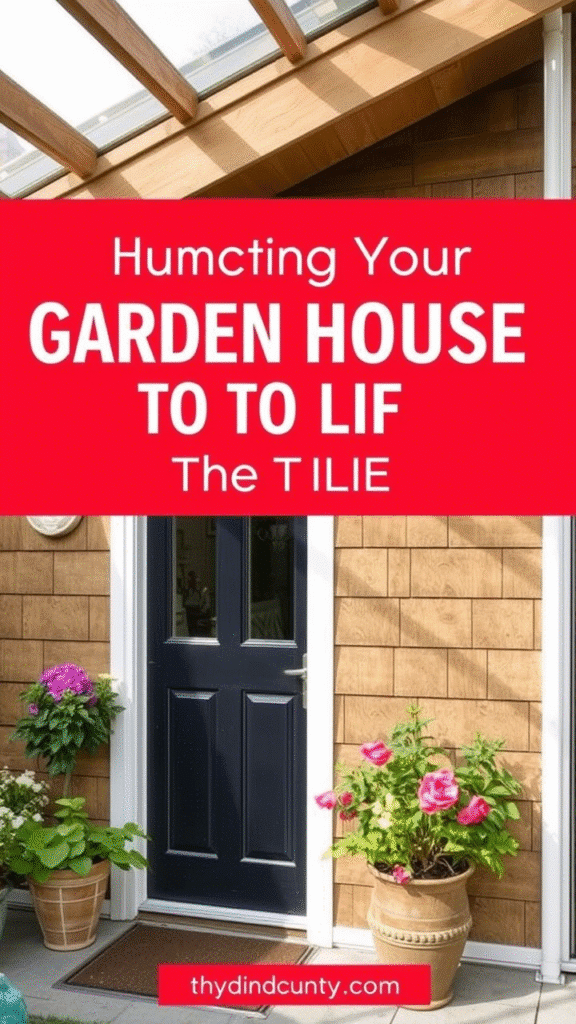 Bringing Your Garden House to Life