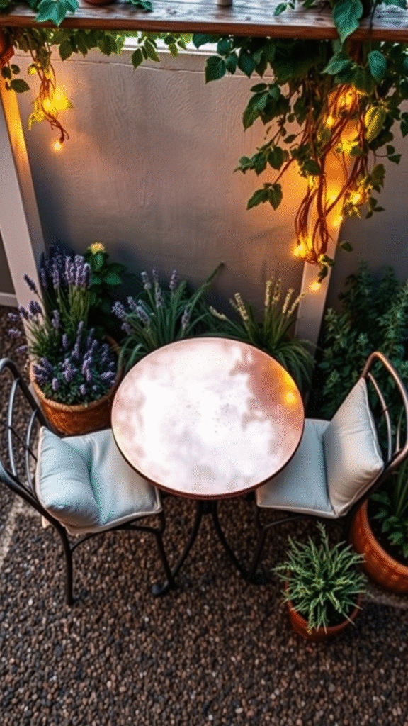Bistro Set with Umbrella