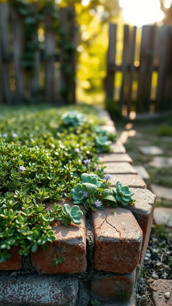 Brick Steps with Edging